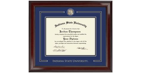 Showcase Edition Diploma Frame In Encore Indiana State University