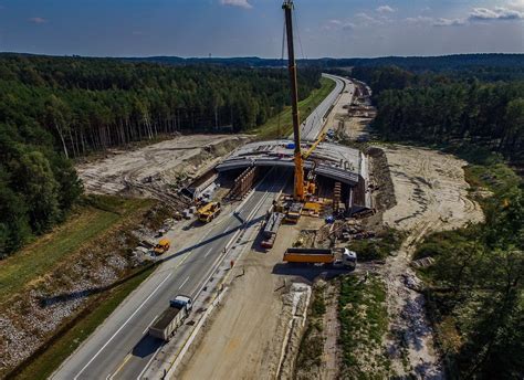 Jak idzie budowa A18 w Lubuskiem Zobacz najnowsze zdjęcia z lotu ptaka