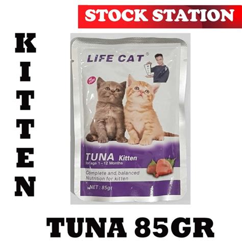 Jual LIFE CAT Pouch Kitten Tuna 85gr Shopee Indonesia