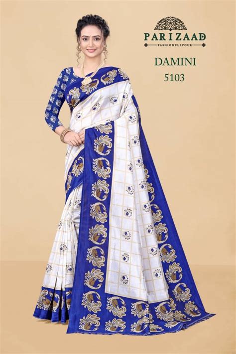 Damini By Parizaad Silk Saree Catalog The Ethnic World