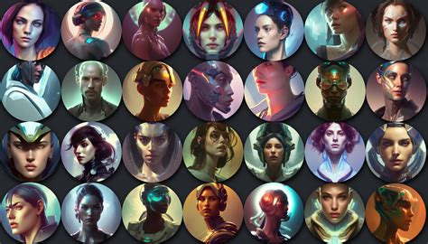 ArtStation - 98 Sci-fi Portraits | Game Assets