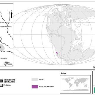 Location Map Of The Neuqu N Basin In The Paleogeographic Context