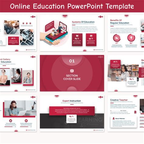 Online Education Powerpoint Template Masterbundles