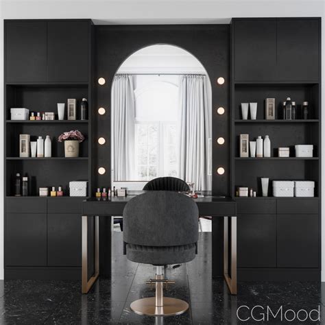 Beauty Salon Makeup Table 3d Model For Vray Corona