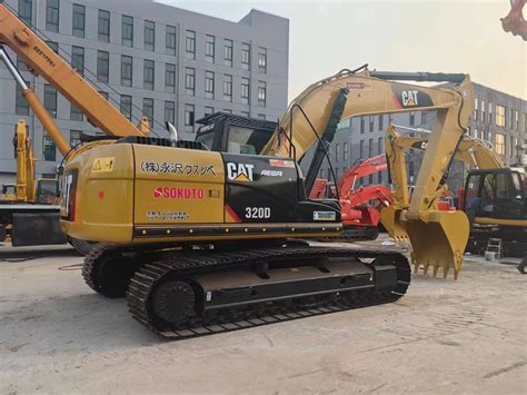 Used Original Hydraulic Crawlerl Excavators Cat 320d Second Hand Good