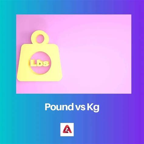 pound  kg difference  comparison