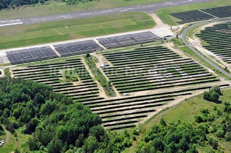 Luftbild Falkenberg Elster Solarpark L Nnewitz Auf Dem Flugplatz