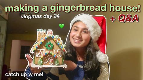 Decorate A Gingerbread House With Me Answering Your Questions