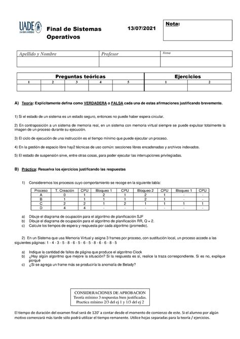 Final 13072021 Uade Final De Sistemas Operativos 13 07 Nota El