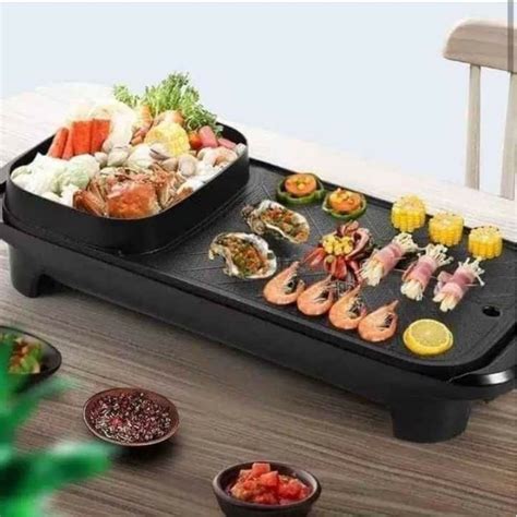 Jual Cypruz BBQ Elektrik Hot Pot Alat Panggang Listrik Bbq Shopee Indonesia