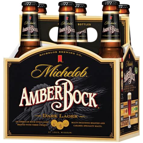 Michelob Amber Bock 6pk Ln Domestic Beer Dark Lager Beer Pub