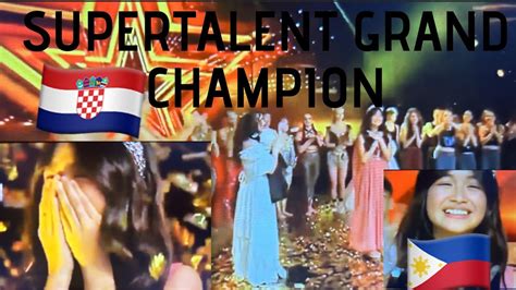 Grand Winner Of Supertalent Ll First Filipina Ll Super Proud