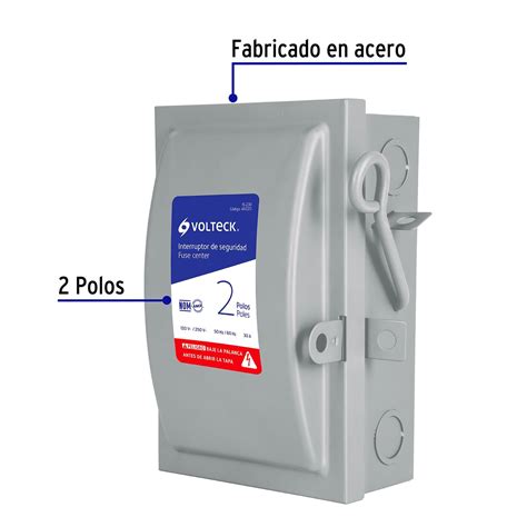 Interruptor De Seguridad Polos A Volteck Interruptores De