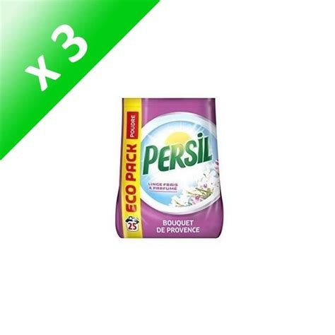 PERSIL Lessive poudre Bouquet Provençal 25 lavages Lot de 3