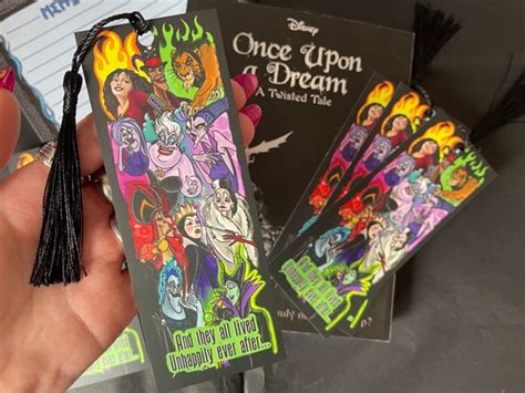 Disney Villains Bookmark - Etsy