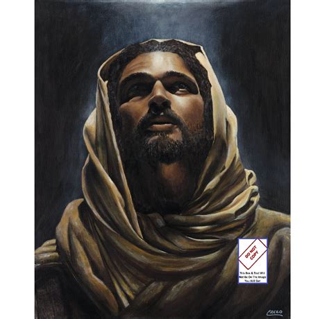 Black African American Black Jesus The Messiah The Saviour 5x7 Etsy