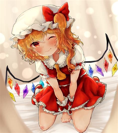 Safebooru 1girl Arm Support Ascot Bangs Bed Sheet Blonde Hair