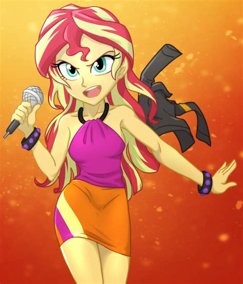 Safe Artist Ta Na Sunset Shimmer Equestria Girls G My