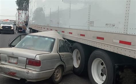 Reportan Choque Automovilístico Sobre Autopista México Querétaro Grupo