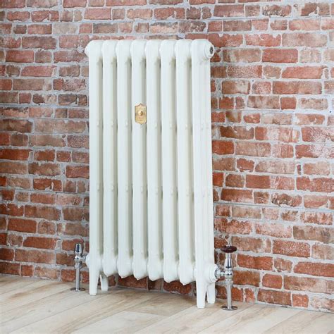 Gietijzeren Radiator Koloms Cm Hoog Porseleinwit Kies De Breedte