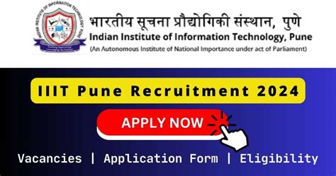 Iiit Pune Recruitment 2024