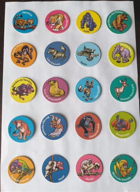 Tazos Ping Pong Cole O Completa Zaps Da Cole O De Animais Em