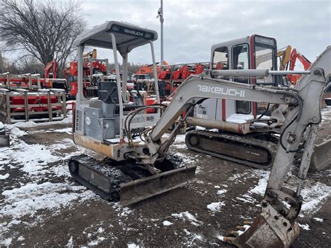 Takeuchi Tb Mini Excavator Construction For Sale Stock No