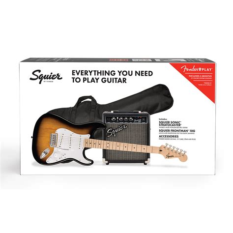 Squier Sonic Stratocaster Pack 2 TS E Gitarren Set