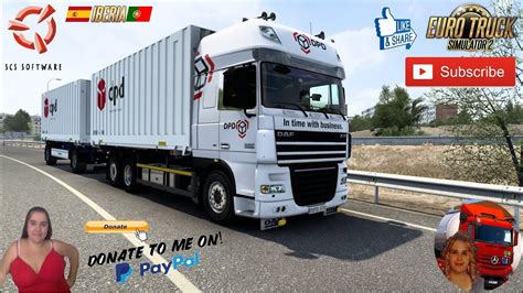 Euro Truck Simulator 2 1 41 Krone Tandem Mod For DAF XF 105