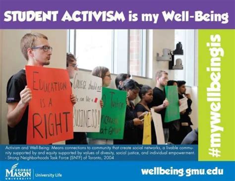 Famous Quotes On Student Activism And Well Being Center For The