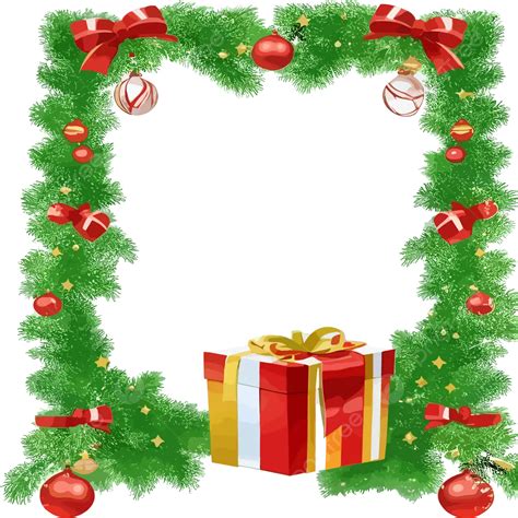 Photocall Merry Christmas Tree Frame Free Vector Photocall Merry