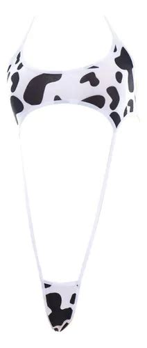 A Lindo Mono De Bikini Con Estampado De Vaca Lechera Mercadolibre