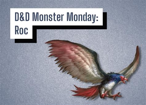 D&D Monster Monday: Roc – DungeonSolvers