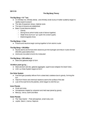 Week 1 GEOL 107 Lecture Notes 1 2 08 26 Minerals Earth System