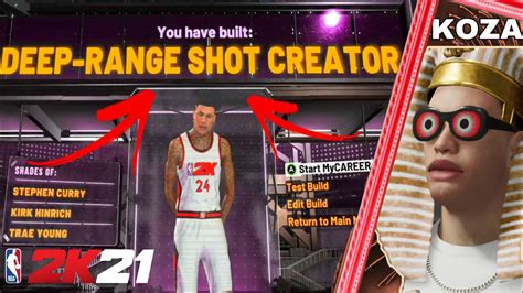 RARE DEEP RANGE SHOT CREATOR DOMINATES ON NBA 2K21 CURRENT GEN BEST