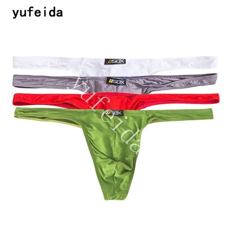 Yufeida 4pcs Lot Mens Sexy Modal Cotton Mini Briefs Bikini Sheer