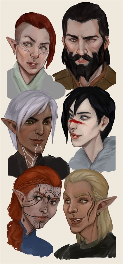 Dragon Age characters by dreNerd on DeviantArt