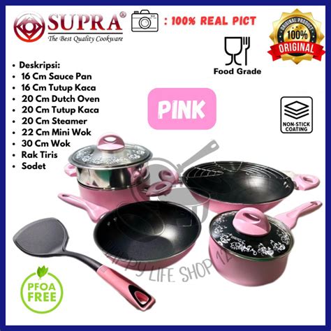 Jual Panci Set Supra 9pcs Panci Set Aluminium SUPRA Shopee Indonesia