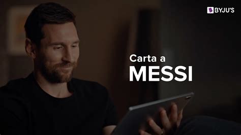 Carta A Lionel Messi EducacionParaTodos De BYJU S X Lionel Messi