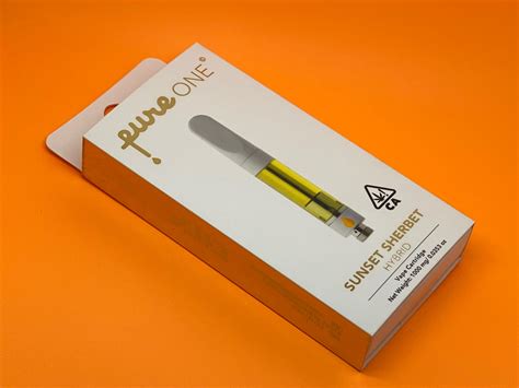 Pure One Sunset Sherbet 1g Cartridge Kure Wellness Medical And