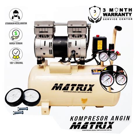 Jual Kompresor Angin Tanpa Oli Air Compressor Silent Matrix Ofs