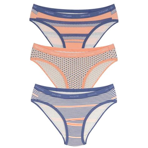 Buy Amante Three Piece Bikini Panty Pack Assorted Online