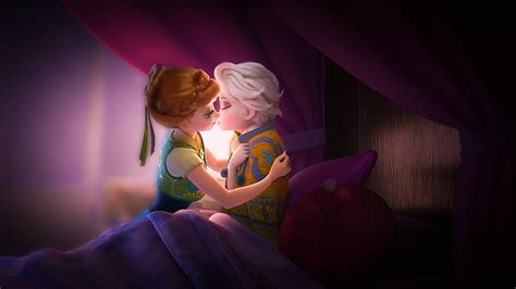 Frozen Fever Kiss Elsanna Frozen 2 HD Wallpaper Pxfuel