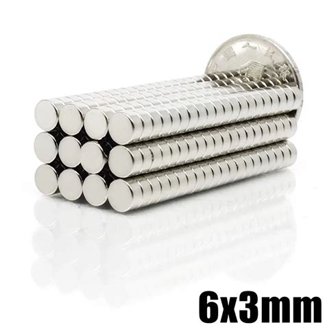 10 20 50pcs Magnet 6x3 Mm N35 Strong Disc NdFeB Rare Earth Magnet 6 3