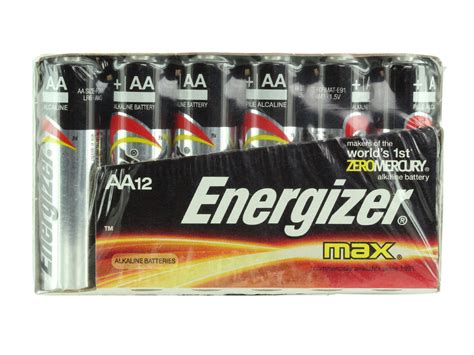 Energizer Max E Fp Aa V Alkaline Button Top Batteries