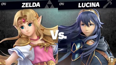 Super Smash Bros Ultimate Zelda Vs Lucina YouTube