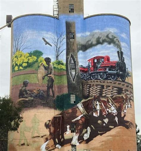 Katamatite Silo Art - Northern Country - Outside Melbourne