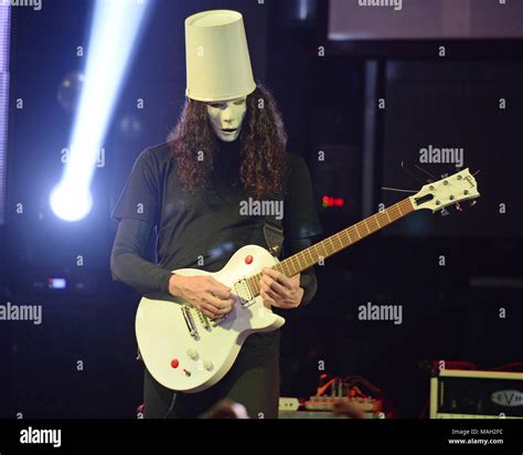 Brian patrick carroll aka buckethead performs at the culture room hi ...