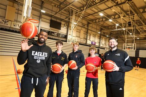 Dame Allans Celebrates Partnership With Newcastle Eagles Basketball