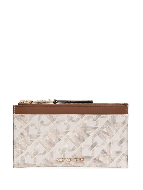 Michael Kors Empire Lg Card Holder Neutrals Farfetch